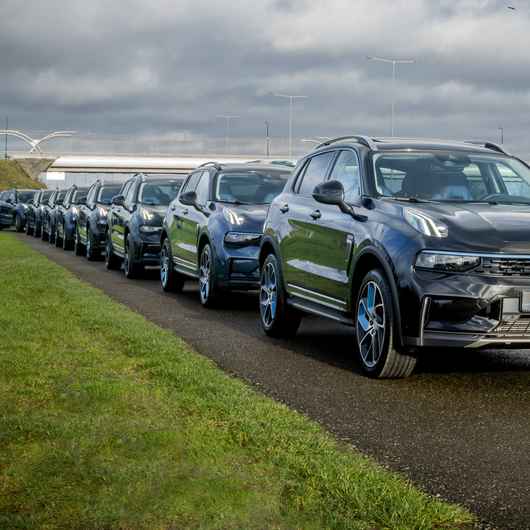 lynk & co in a row at Nieuwer ter aa Versteeg Automotive